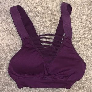 Purple sports bra size small